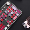 Corn K520 Lipstick Mechanical Gaming Keyboard Metal Panel Round Retro