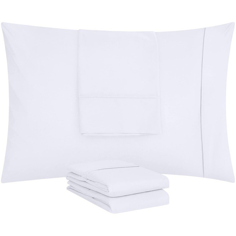 Utopia Bedding King Standard Pillowcases - Pack of 4 -