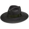 Stetson Tri-City Black Fashion Straw Hat Black M