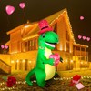 SHDEJTG Valentine's Day Inflatable Toy Decoration… (Love Dinosaur)