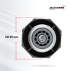 Roller capsule for octagonal roller shutter shaft/steel shaft SW60 including