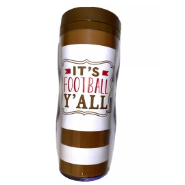 Acrylic Travel Tumbler It's Football Y'all 16oz BPA Free
