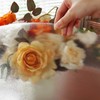 OstepDecor Frosted Round Table Protector 36 Inch Thick Frosted Table