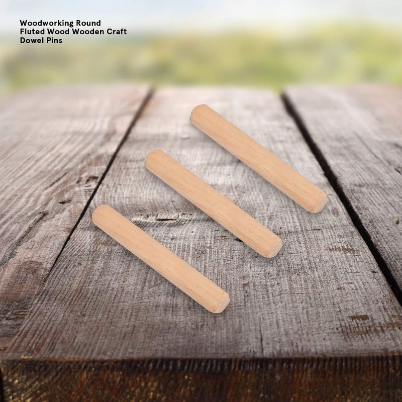 Tarugos De Madera, Pasadores redondos estriados, espigas estriadas de madera,