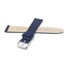 Bandini Womens Italian Leather Watch Strap - Blue - Glossy