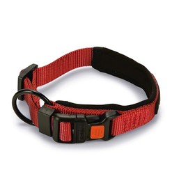 Karlie Art Sportiv Premium Dog Collar, Nylon, Red, 30-35 x 2 cm