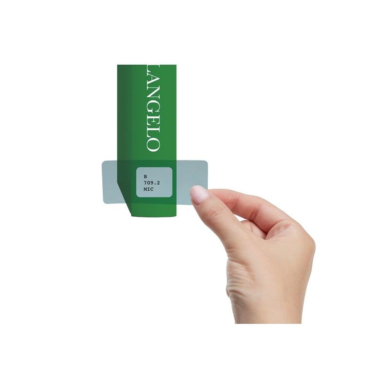 Demco Color-Tinted See-Through Labels, Label Protector Savers - Green 250/Roll