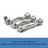 JEUCLEL 3PCS 14mm 17mm 19mm 1/2" Dr. Common Rail Injection