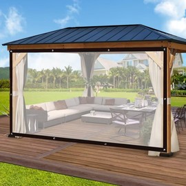 Tarpaulin Waterproof Transparent with Eyelets 2 x 2 m, Transparent Tarpaulin for Outdoor Use Tarpaulin Waterproof Transparent Tarpaulin for Patio Chicken Coop