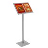 CNCEST Ring Binder Stand,Menu Stand Pedestal Sign Holder Poster Stand