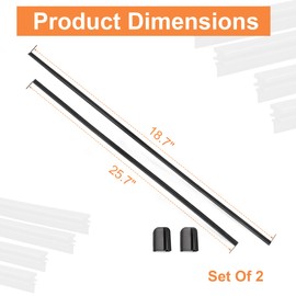 2Pcs Front Windshield Wiper Blades Refill Rubber Inserts Windscreen Blade Replacement Kit For Volvo XC60 B8 T8 SUV 2018-2025 Replace 31490722