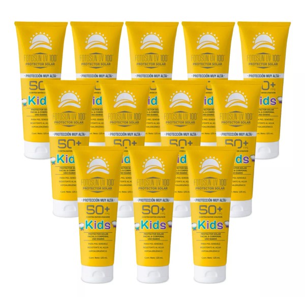 Fotosun Protector Solar Niños Cara Y Cuerpo 125 Ml 12