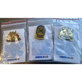 Vintage (Rare) Oakland A's Athletics Unocal 76 Pins (3 Total)