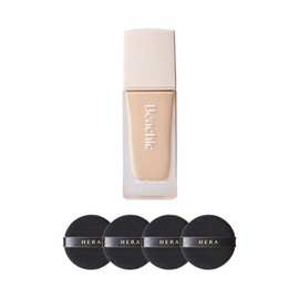 Bichic Ceramic Foundation 30g for Bright Skin + Hera Black Cushion Puff 4ea / 비칙 세라믹 파운데이션 30g 밝은피부용 + 헤라 블랙쿠션 퍼프 4매