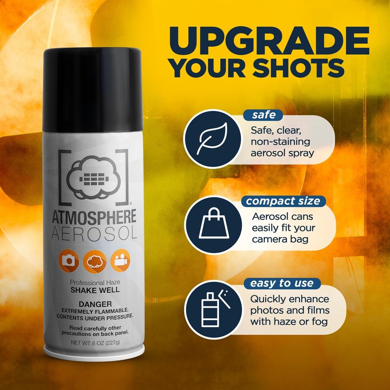 1 Pack Atmosphere Aerosol Haze/Fog Spray for Photography - Safe