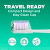GUM Sonic Powered Toothbrush Refills, Tapered Bristles Clean Below The