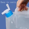 Taasmoog Foldable Water Container with Spigot 10L Large Capacity Foldable