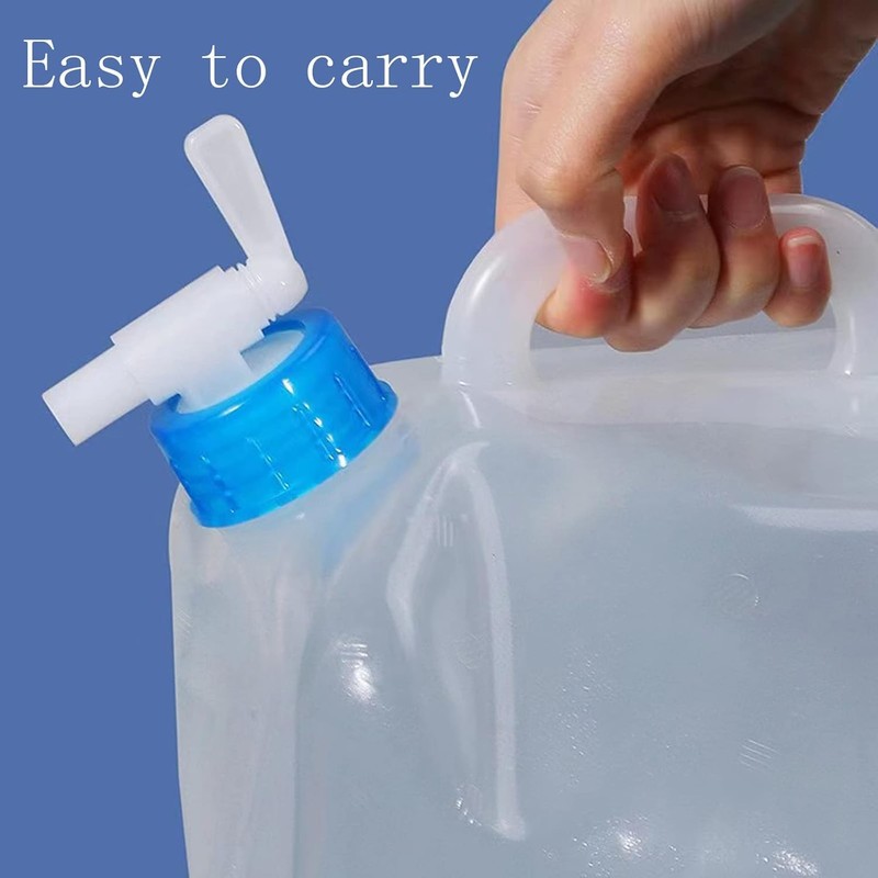 Taasmoog Foldable Water Container with Spigot 10L Large Capacity Foldable