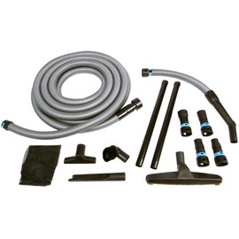 Quick Click Multi-Brand Power Tool Dust Collection Adapter Set and Full Cleanup Vacuum Accessories with 30 Ft. Hose for Home and Shop Wet/Dry Vacuums