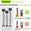 9PCS Hinge Drill Bit Set with Automatic Center Punch, Self