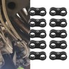 10PCS 6AN Hose Separator Clamp Aluminum Alloy Fuel Line Separator