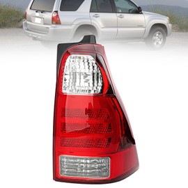 Rear Right Tail Light Assembly Fits for 2006-2009 Toyota 4Runner Taillights 2006 2007 2008 2009 Brake Lamp Reverse Light Replacement Passenger Side TO2801172 8155035310(w/Bulbs&Harness)