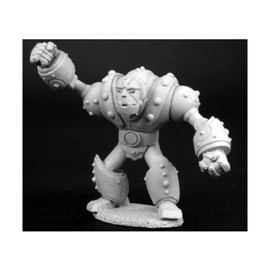 Reaper Miniatures Iron Golem #02728 Dark Heaven Legends Unpainted Metal Figure