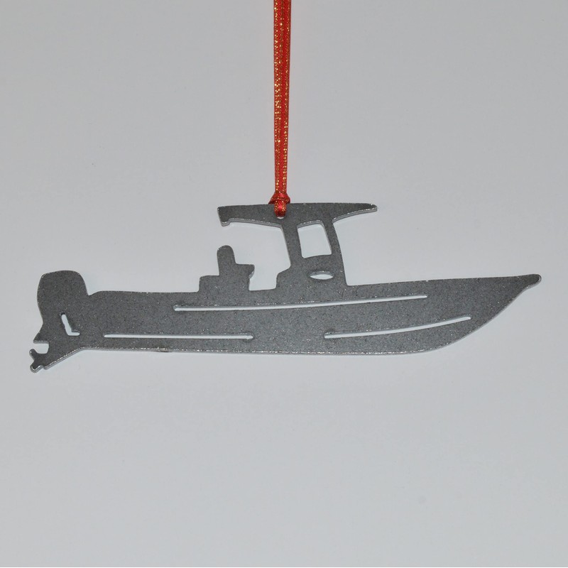 Center Console Boat Ornament