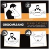 Beard Bib GROOMARANG Beard Catcher Shaving Apron for Men -