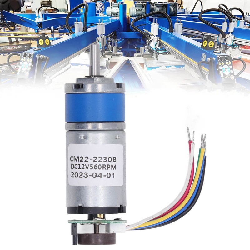 Gear Motor DC 12V Speed Reduction 560RPM 22mm Planetary Gear