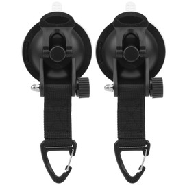 2pcs Heavy Duty Suction Cup Anchor with Securing Hook Tie Down Camping Tarp Accessory for Car Awning Boat Camping Trap
