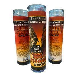 Unbranded Quita Estorbo Veladora Para Limpia, removes hindrance Candle, Quita lo Negativo  - 1 CANDLE