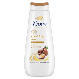 Dove Jabón Líquido Corporal con aceite de argán, deja la piel hidratada, tersa y saludable 400 ml