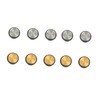Levemolo 10pcs Flute Open Hole Key Plugs for Musicians Portable