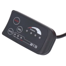 Astibym Electric Control Panel, Gear Memory Function Waterproof Electric S810 LED Panel Plug for Modification for Scooters