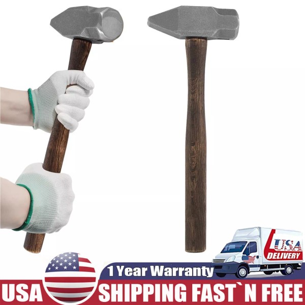 Vimin_store 4 LB Blacksmith Forge Hammer For Knife Making Bladesmith