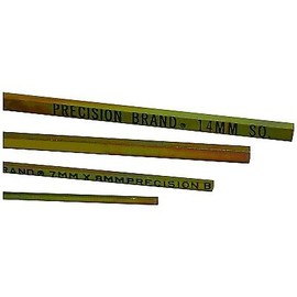 Precision Brand Gold Dichromate Plated Keystocks 8mm x 12in, 6/Bundle