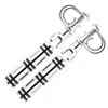 Bravedog Motorcycle Highway Foot Pegs Rest Black 25-32mm Engine Guard