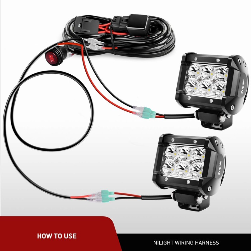 Nilight - Kit de extensión de arnés de cableado de