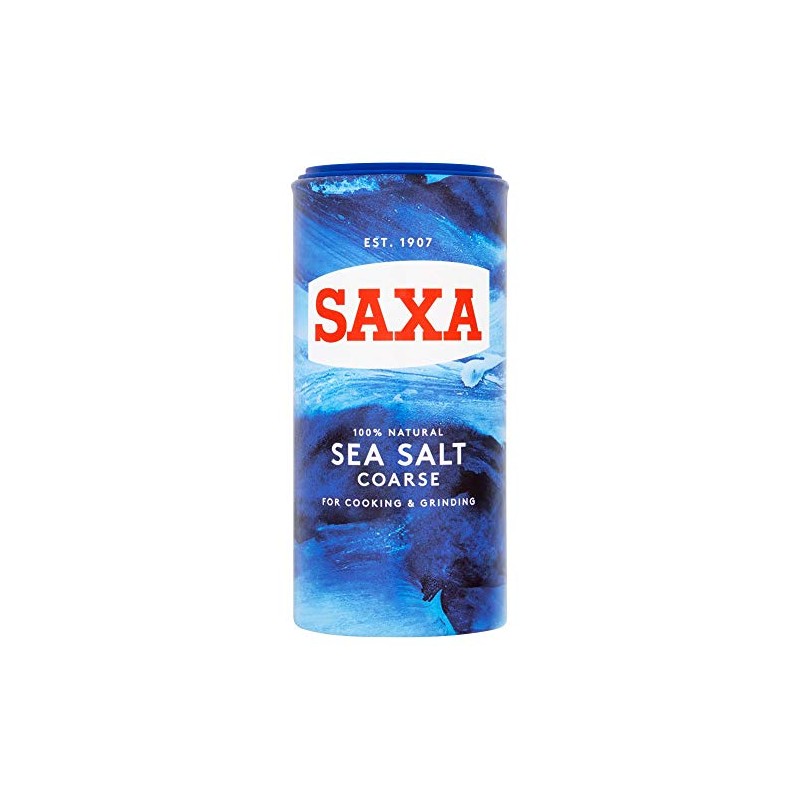 Saxa Coarse Sea Salt 350g x 2