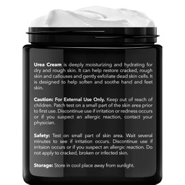 New York Biology 42% Urea Cream with 2% Salicylic Acid - Moisturizing Urea Foot Cream for Dry Cracked Heels, Calloused Feet, Athletes Foot, Dry Cracked Feet and Dead Skin - 4 oz