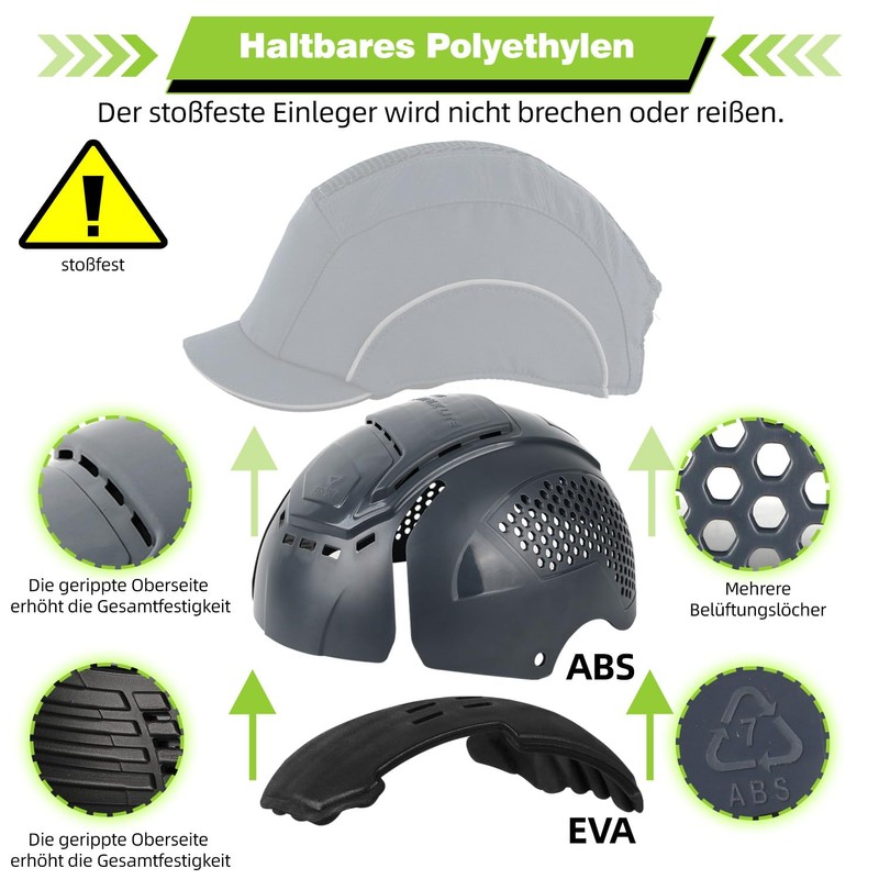 GREEN DEVIL Matrix Lite Head Protection Bump Cap Universal Safety