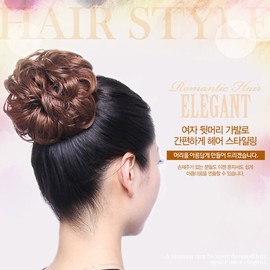 3-second cover cap, women's wig, partial wig, scrunchie wig, back hair bun / 3초 커버캡 여성가발 부분가발 곱창가발 뒷머리 똥