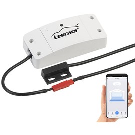 Lescars Garage Door Control: WiFi Garage Door Control with App, Timer and Countdown Function (WLAN Garage Door Opener, WiFi Garage, Garage Door Operator)