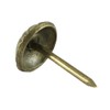 Decotacks® Woven Upholstery Nails/Tacks 7/16" - 100 Pcs [Antique Brass