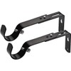 Curtain Rod Bracket Set of 3 for 7/8 or 1