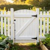 36" Heavy Duty Cane Bolt Gate Drop Rod, Ground Latch