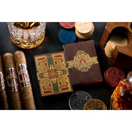 JP GAMES LTD Gold Maduro Playing Cards (2024 Update)- Hand Illustrated Luxury Deck by Jackson Robinson, Kings Wild Project, Adult Collectible Deck, 14+