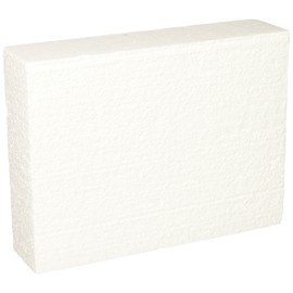 Oasis Supply Dummy Quarter Sheet Cake, 9" x 12" x 3", White