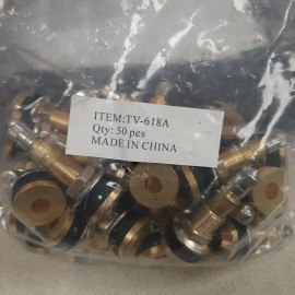 HALTEC TV-618A-5 Air Liquid Tire Valve,1 7/8 In,PK5